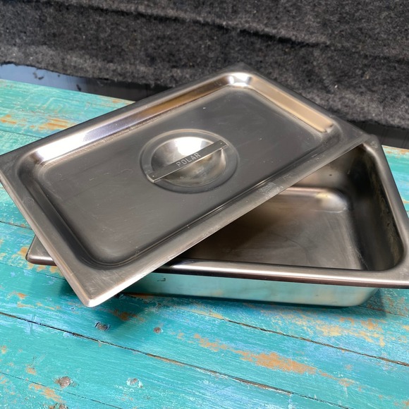 Vollrath Other - Vollrath Polar Ware Stainless Steel Steam Table Pan with NSF Lid 2 1/8 QT E402